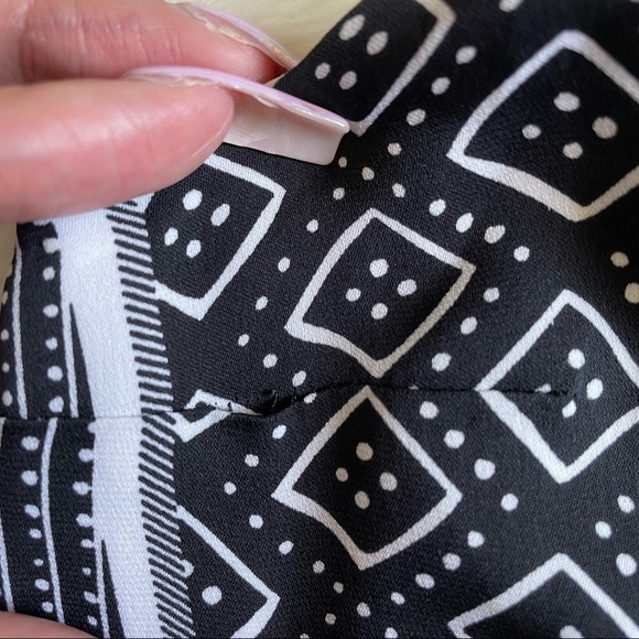 Diane von Furstenberg DVF Tank Top Maya Mixed Print Silk Blend Peplum P - Picture 11 of 11